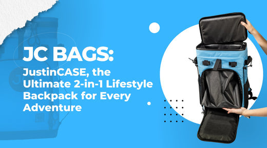 JC Bags: JustinCASE, the Ultimate 2-in-1 Lifestyle Backpack for Every Adventure