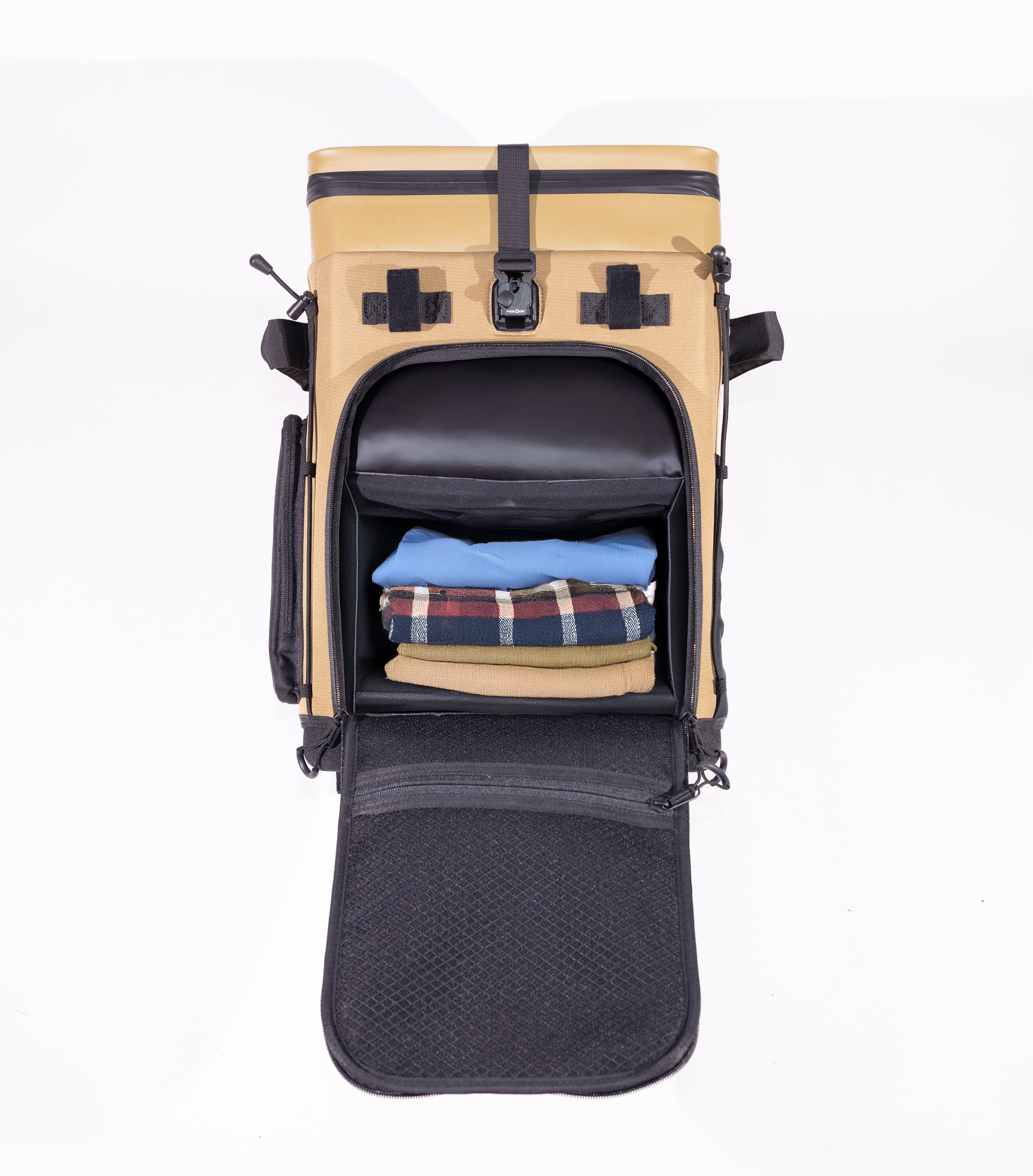 JustinCASE: The Only Convertible Backpack Sandstorm / Tan & Black