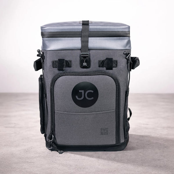 JustinCASE: The Only Convertible Backpack Midnight Mood / Dark Gray & Black